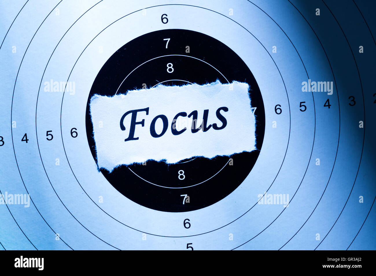 Focus concept Stock Photo