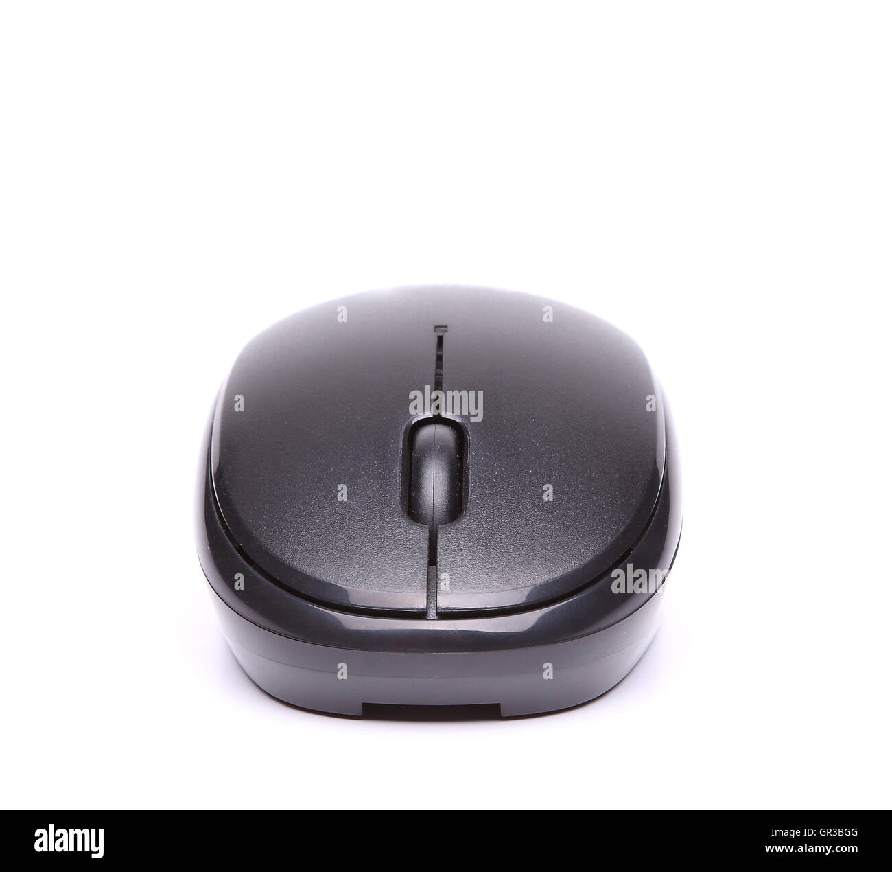 Wireless computer mouse isolated on white background front Stock Photo ...