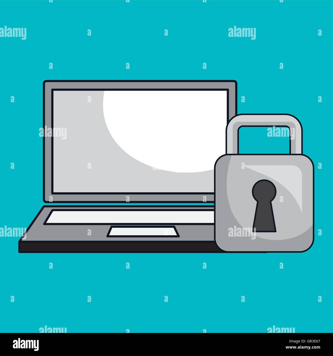 laptop server message icon Stock Vector Image & Art - Alamy