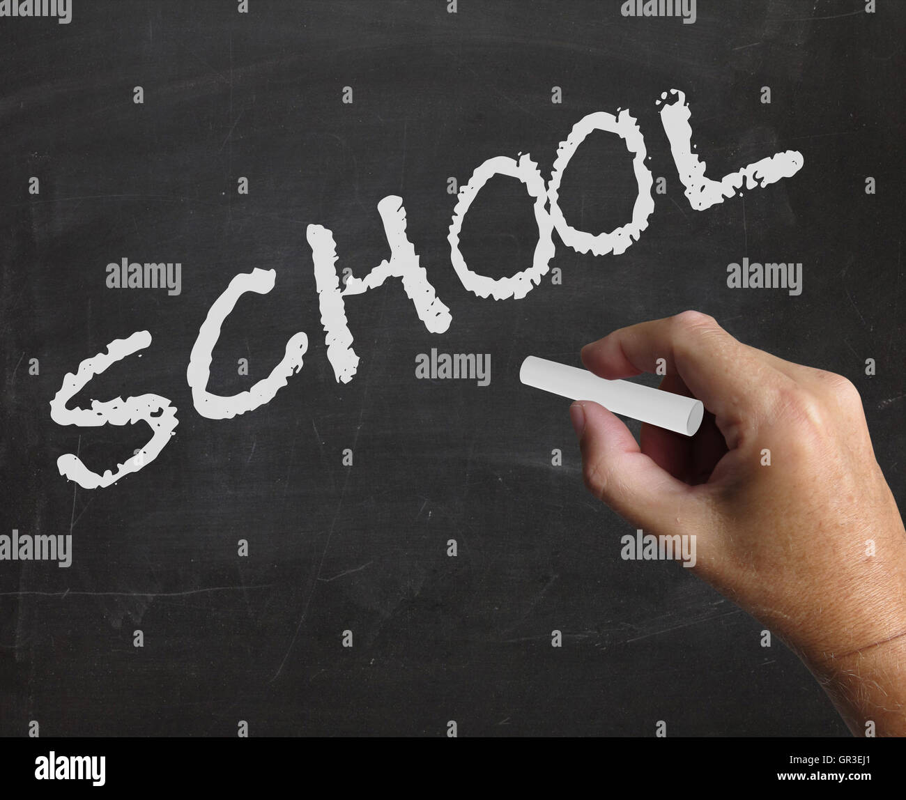 School Word Meaning Studying Learning And Educate Stock Photo Alamy