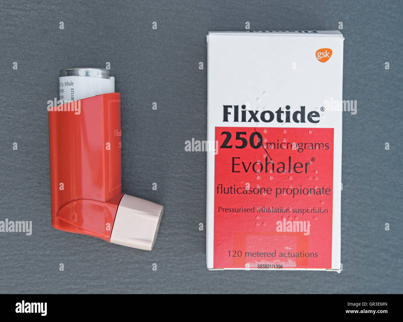 Flixotide asthma inhaler hi-res stock photography and images - Alamy
