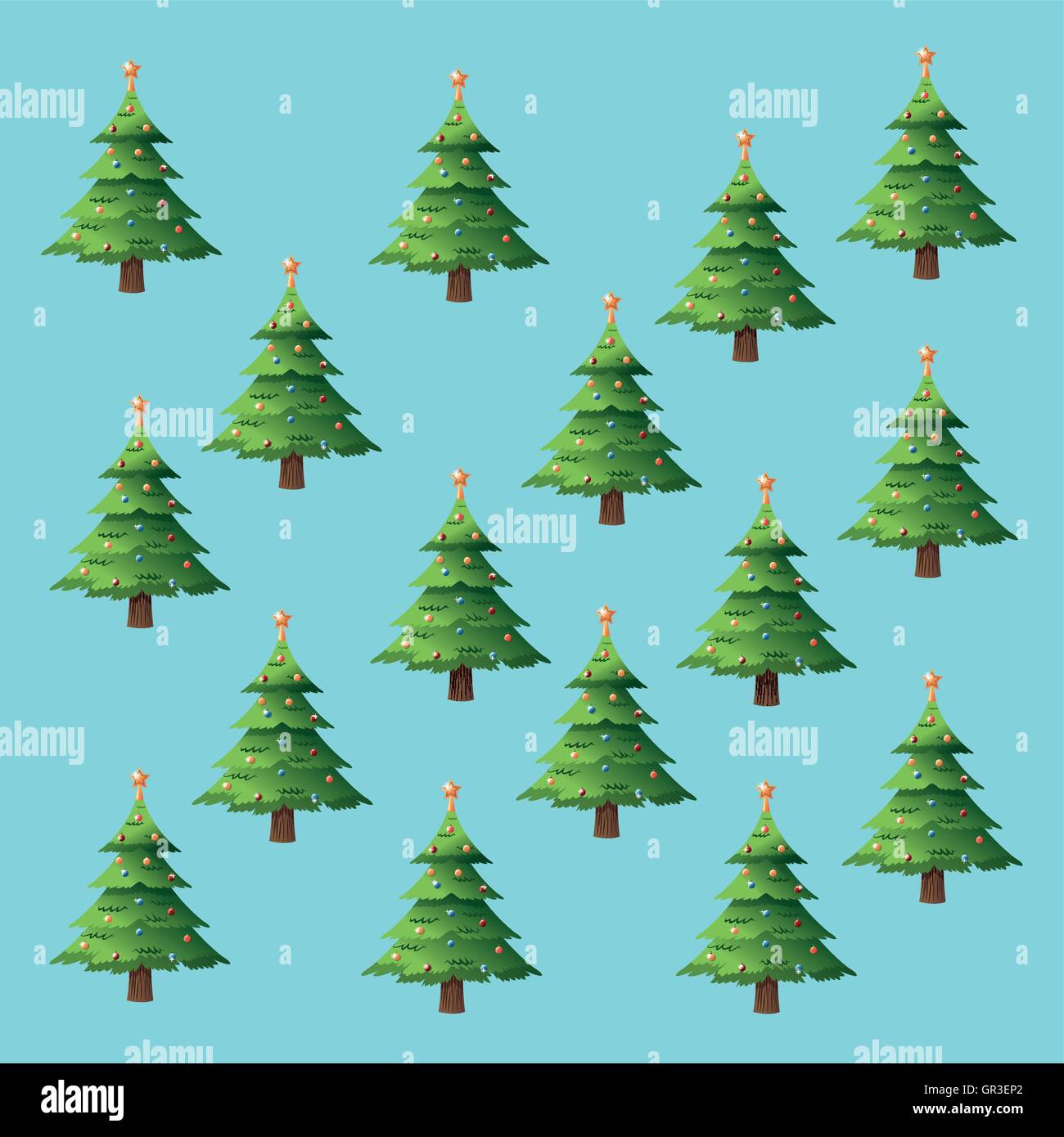 merry christmas pinetree design Stock Vector Image & Art - Alamy