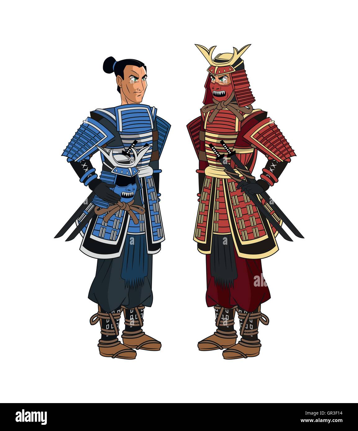 Samurai man cartoon design Stock Vector Image & Art - Alamy