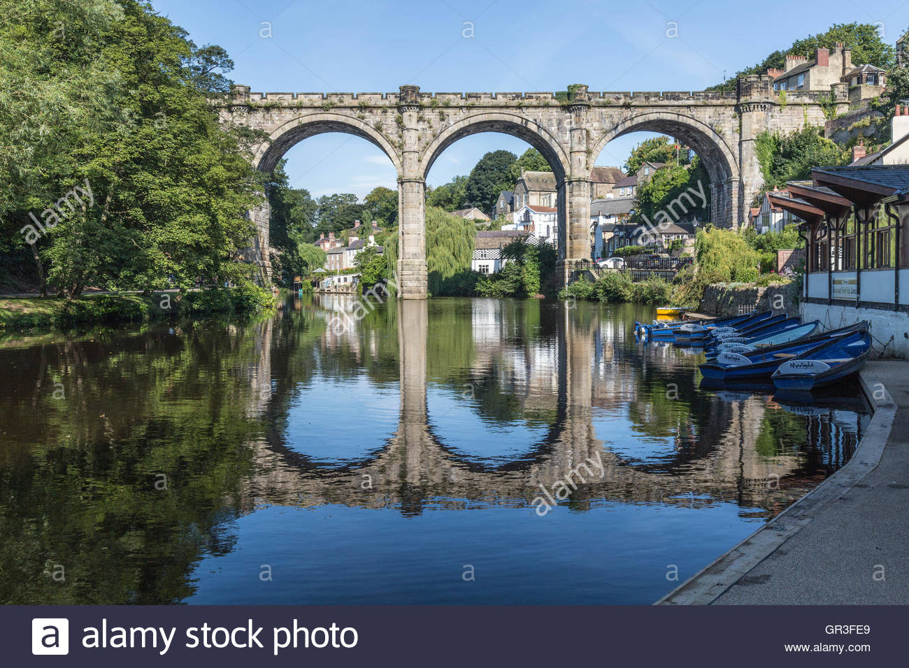 Knaresborough Boats Bridge High Resolution Stock Photography and Images