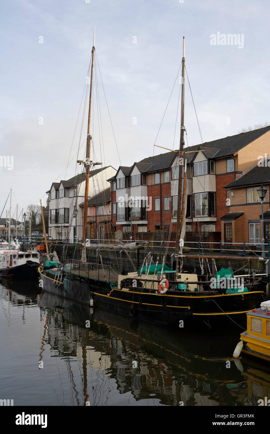 Penarth Marina, vessel called "Generation Journey Stock Photo Alamy