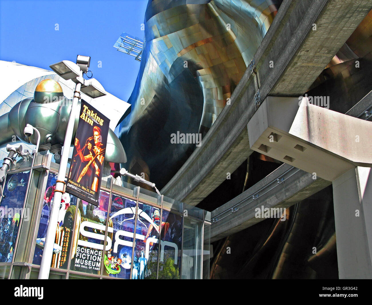 The Seattle Science Fiction Museum, in downtown Seattle, Washington, is