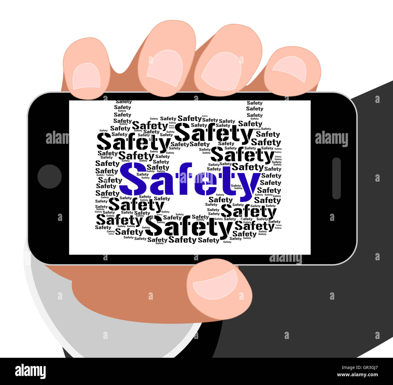 Safety Lock Showing Care Careful And Precaution Stock Photo Alamy