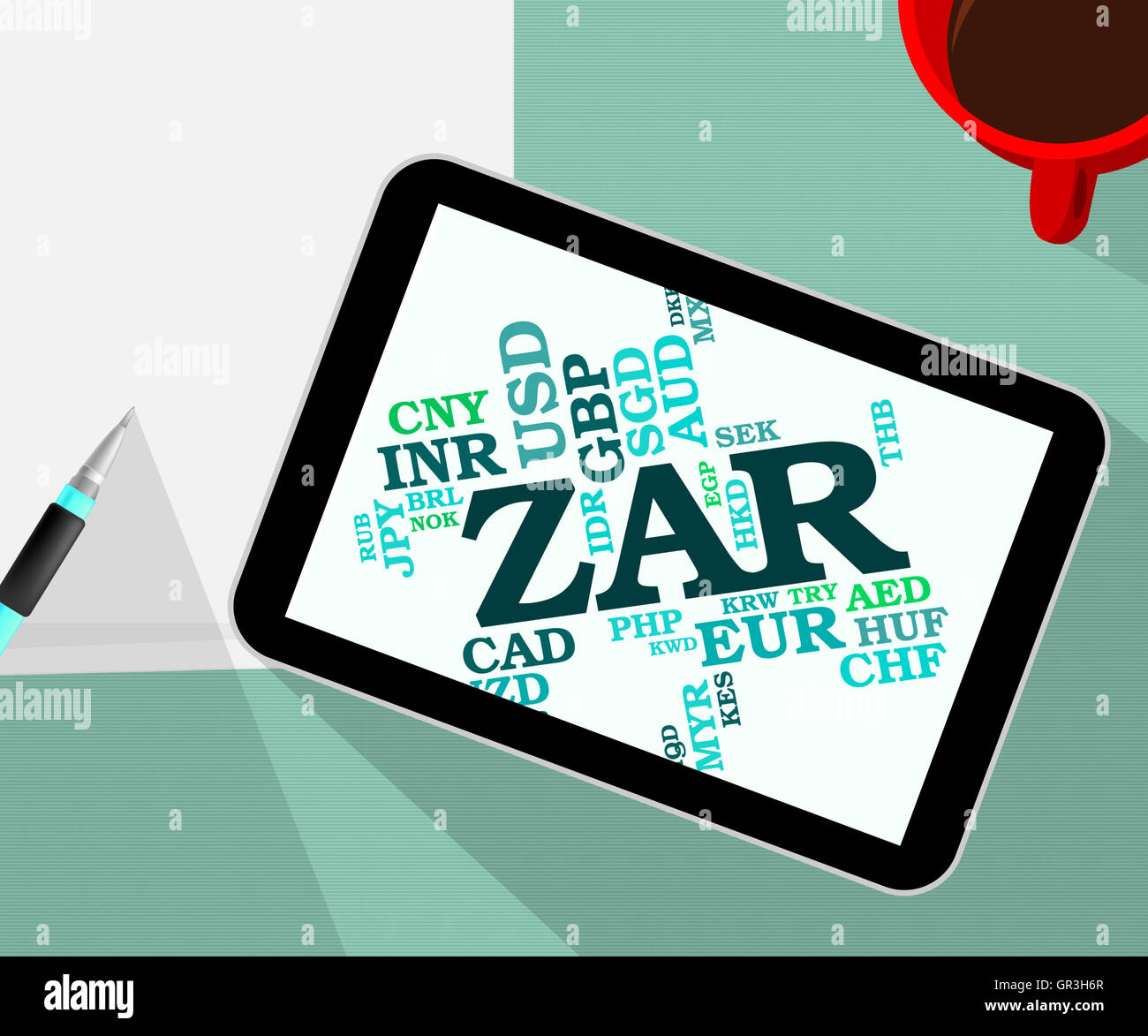Zar Currency Meaning South Africa Rand And South Africa Rand Stock - 
