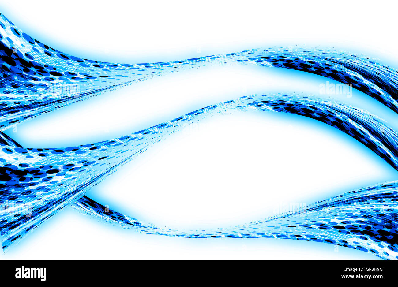 abstract blue color background with motion blur for copy space template ...