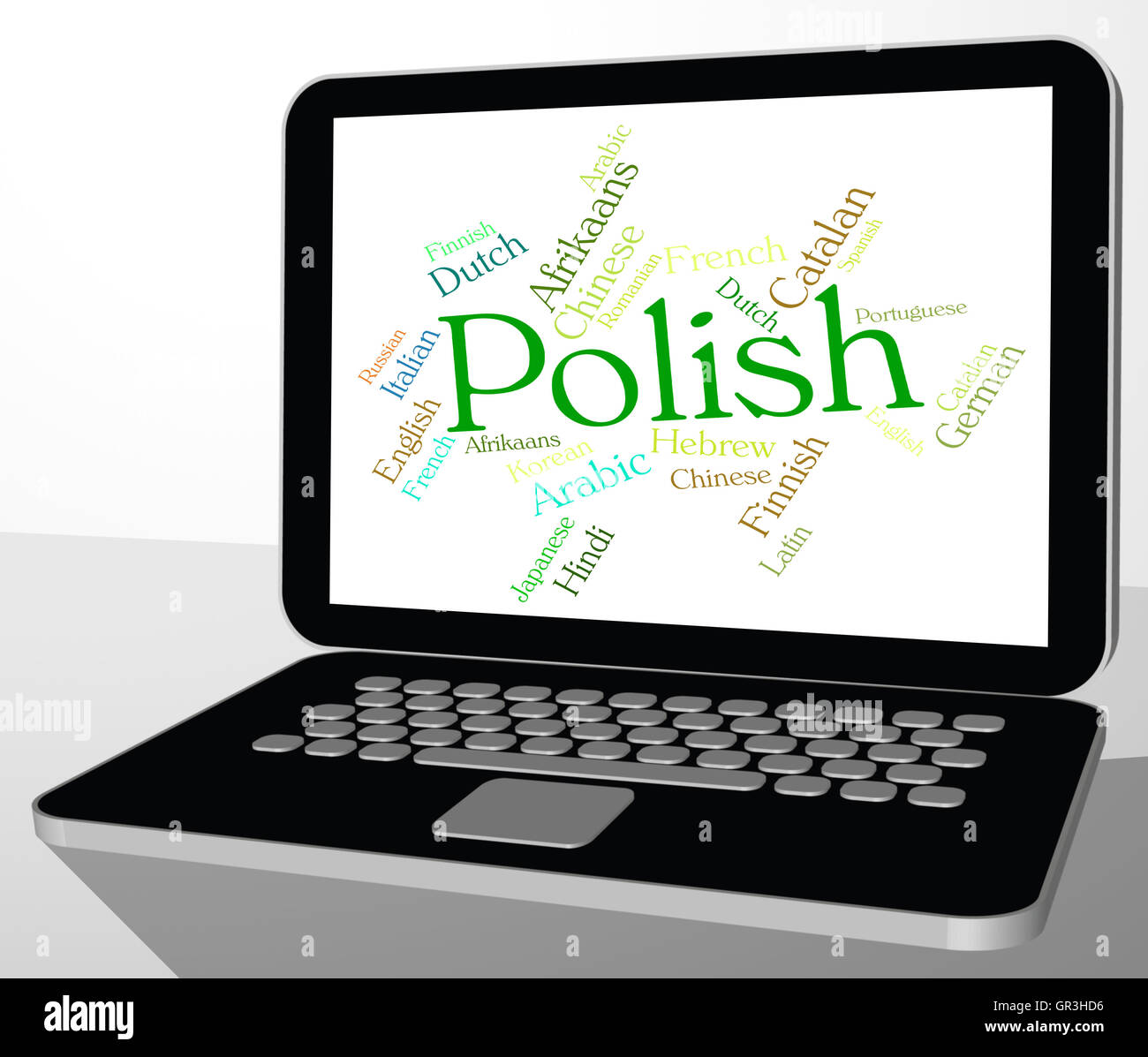 Polish Language Meaning Vocabulary Word And Translator Stock Photo Alamy