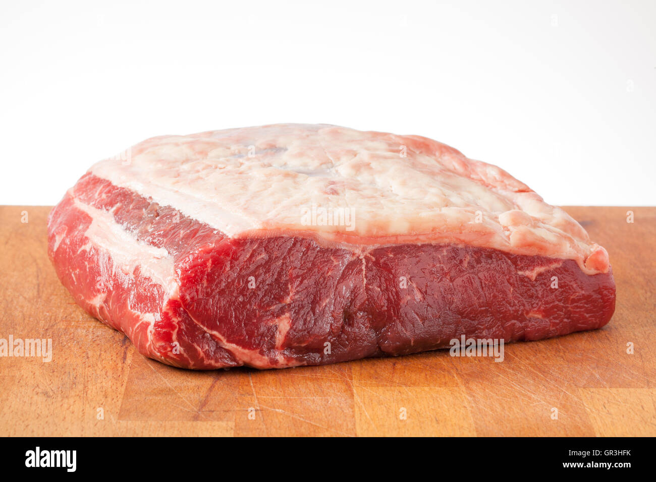 Sirloin Steak Joint Raw Stock Photo Alamy