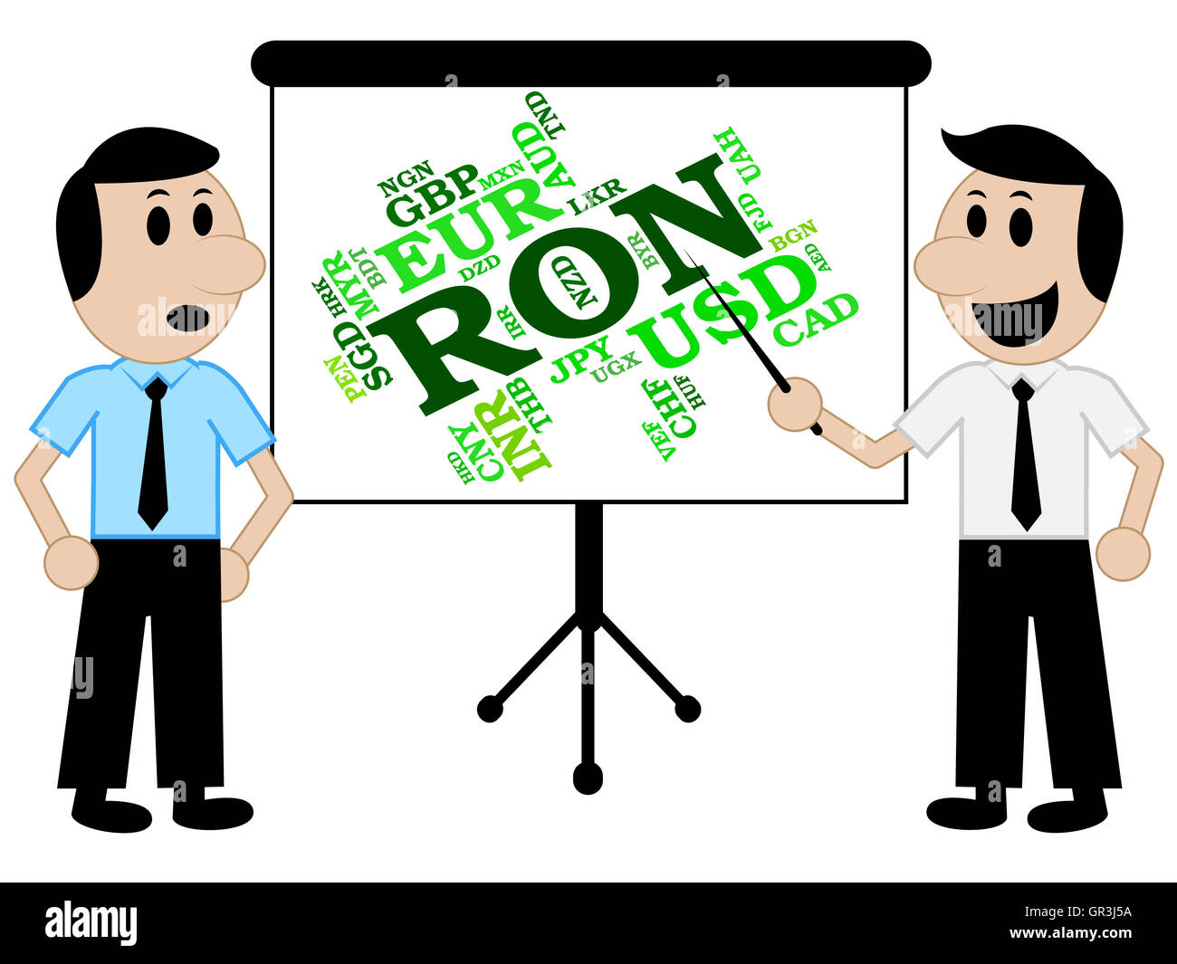 Ron currency exchange Cut Out Stock Images & Pictures - Alamy
