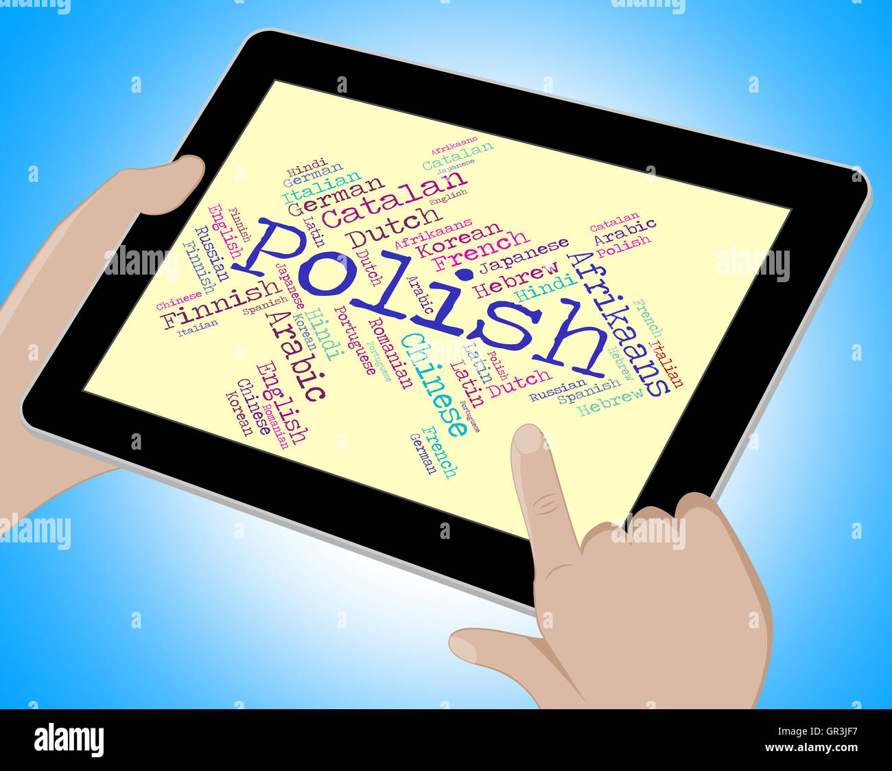 Polish Language Meaning Dialect Vocabulary And Communication Stock