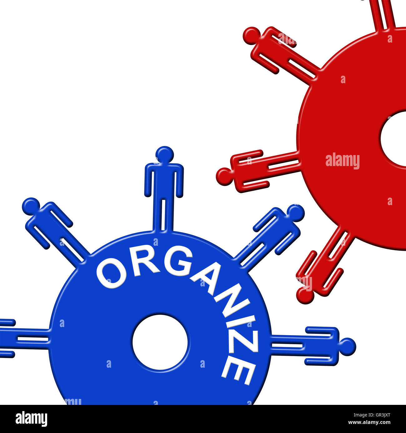 Organize Cogs Meaning Gear Wheel And Manage Stock Photo Alamy