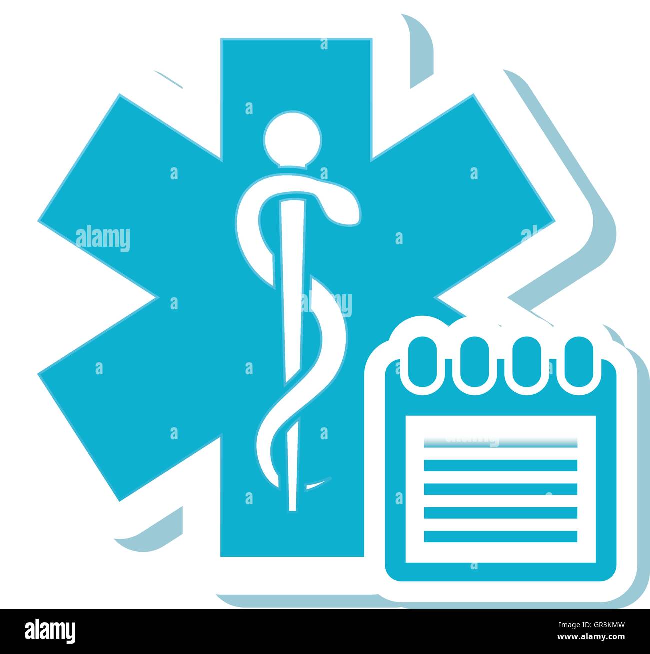 caduceus medical care design Stock Vector Image & Art - Alamy