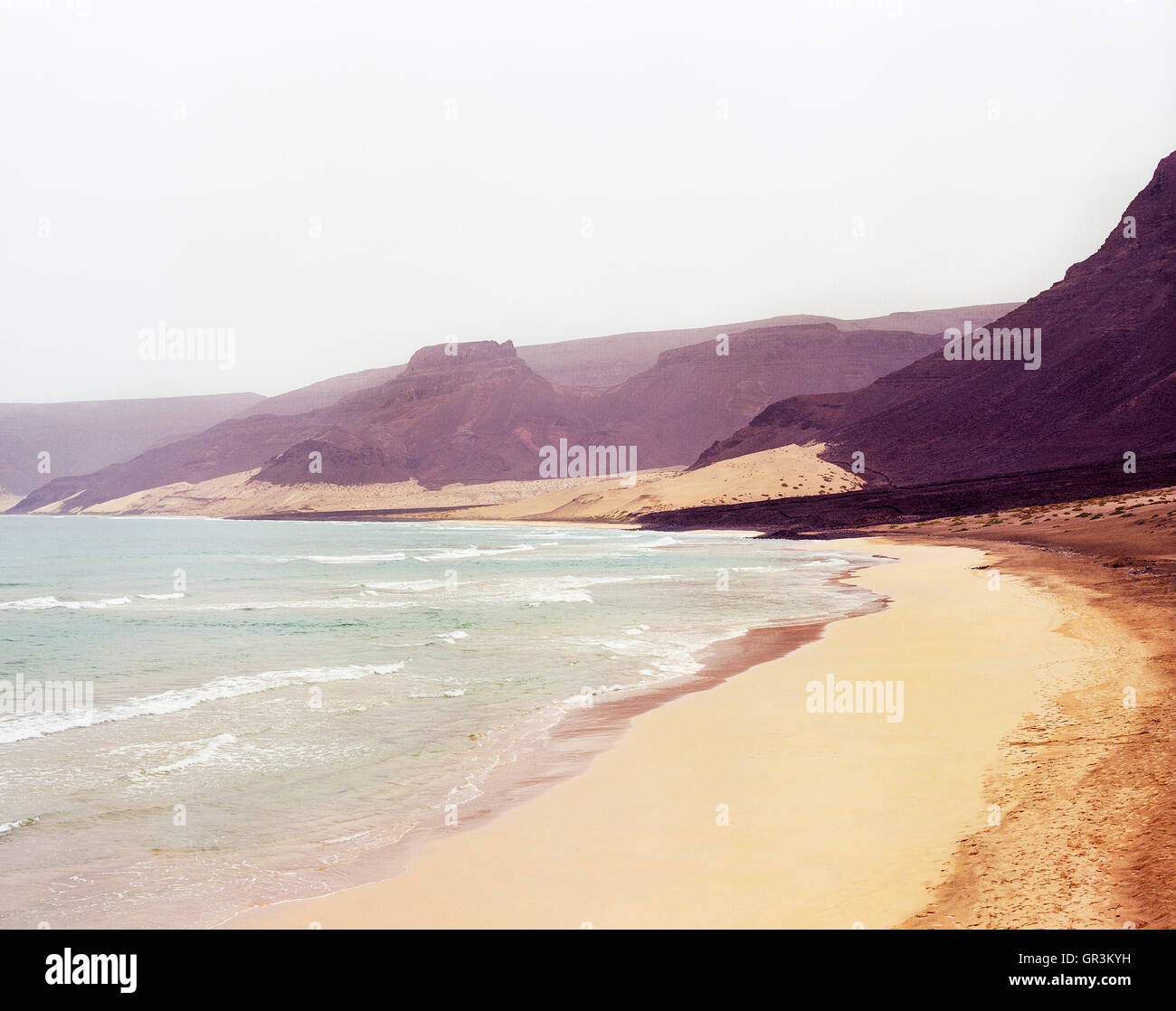 Norte De Baia beach, Sao Vincente Island, Cape Verde, Africa. Stock Photo