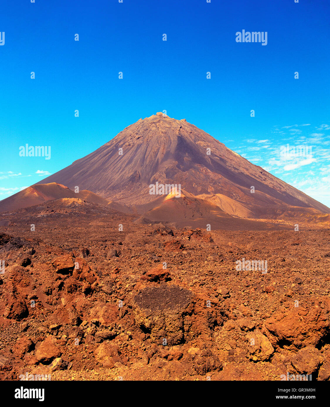 Pico de Fogo. Fogo, Cape Verde Islands, Africa. Stock Photo