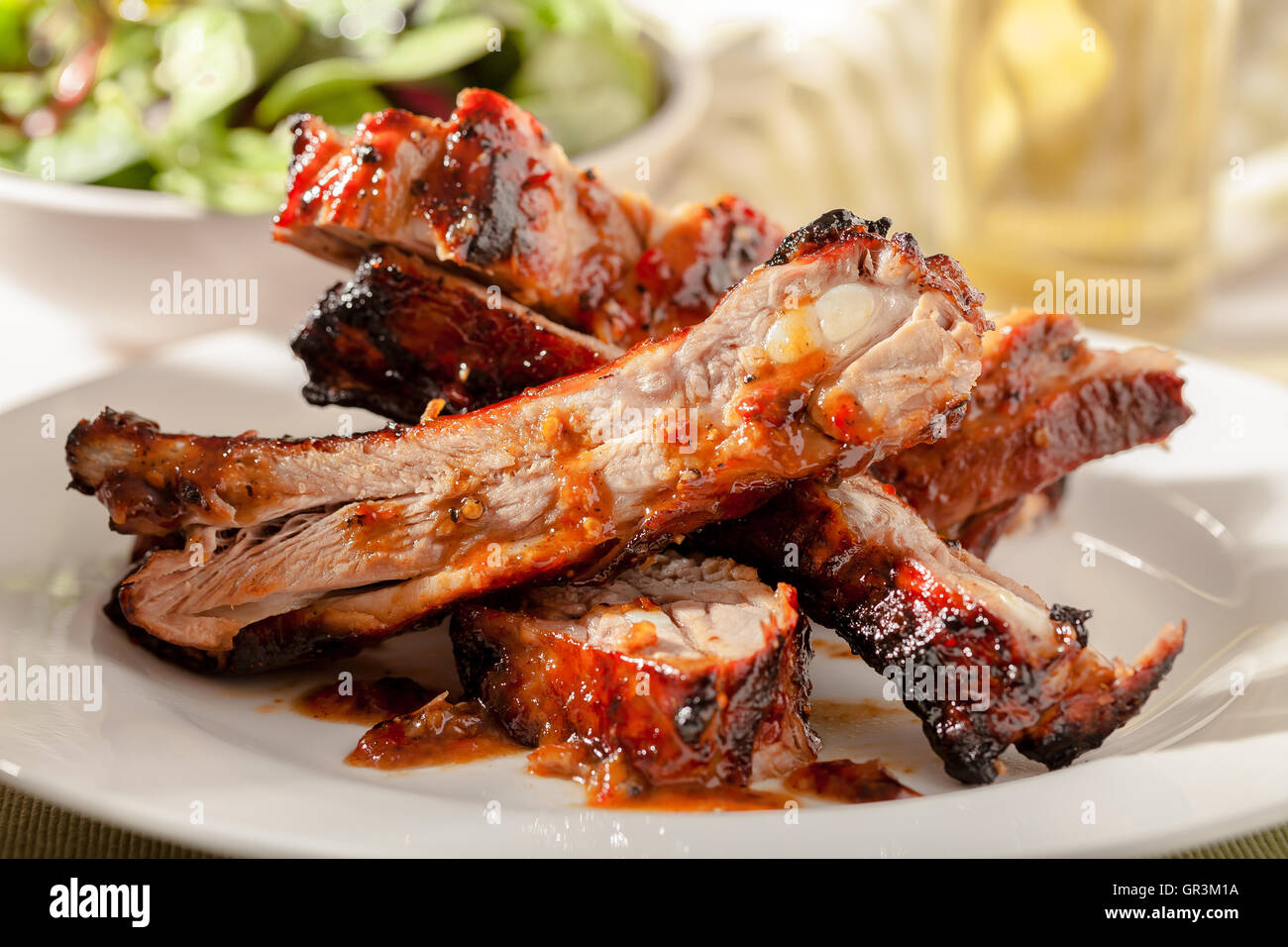 Pork Spare Ribs Stock Photo Alamy