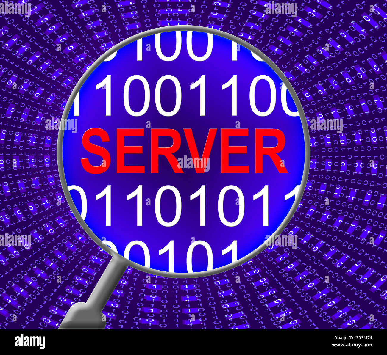 Network Server Showing Computer Servers And Networked Stock Photo - Alamy