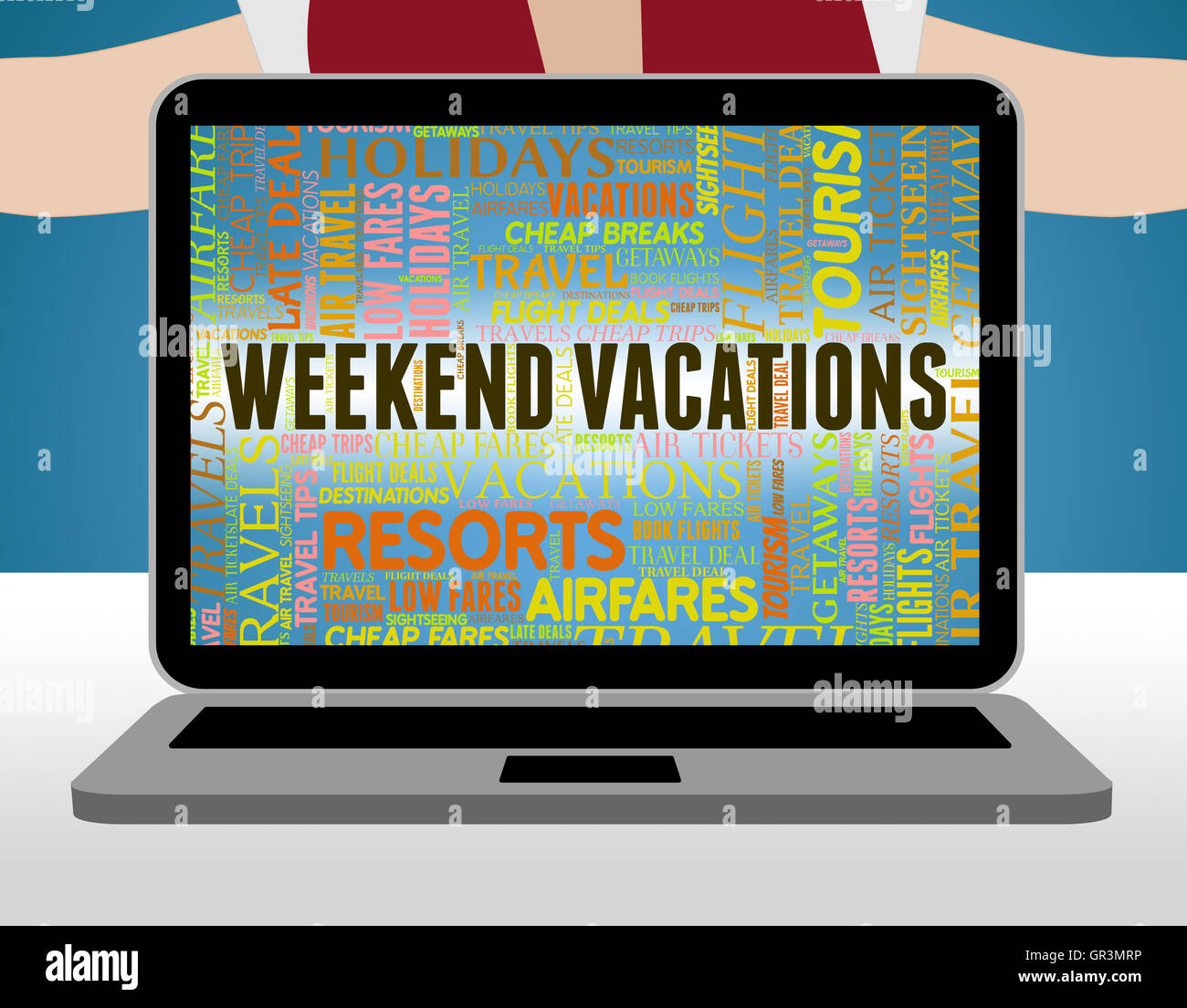 Weekend Vacations Meaning Short Break And Holidays Stock Photo