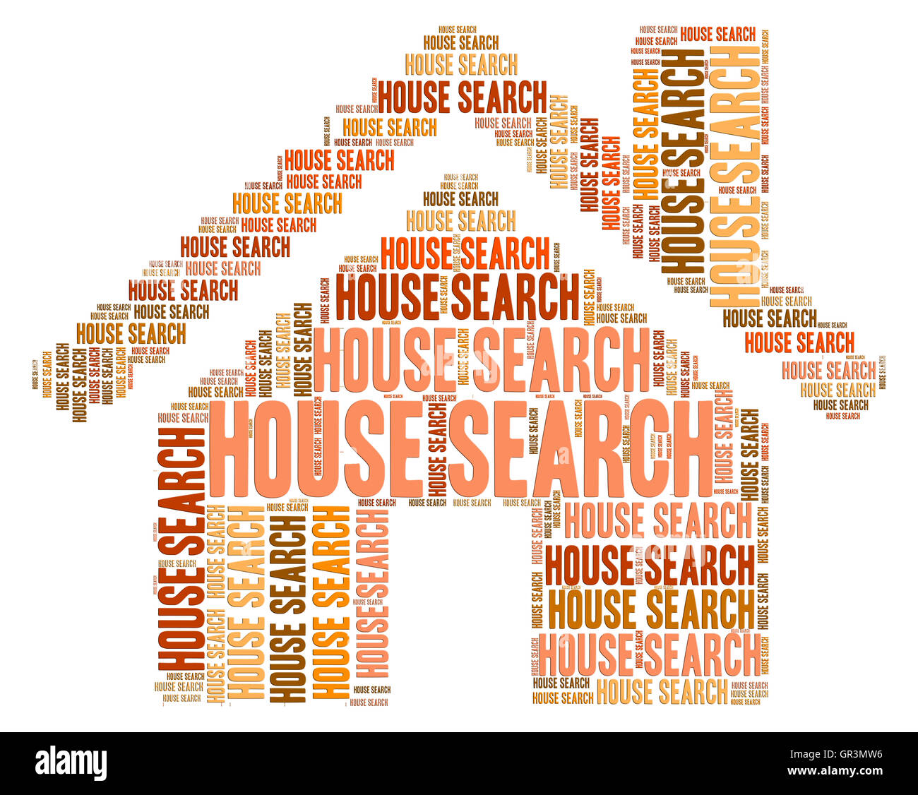 House Search Showing Houses Searching And Property Stock Photo Alamy