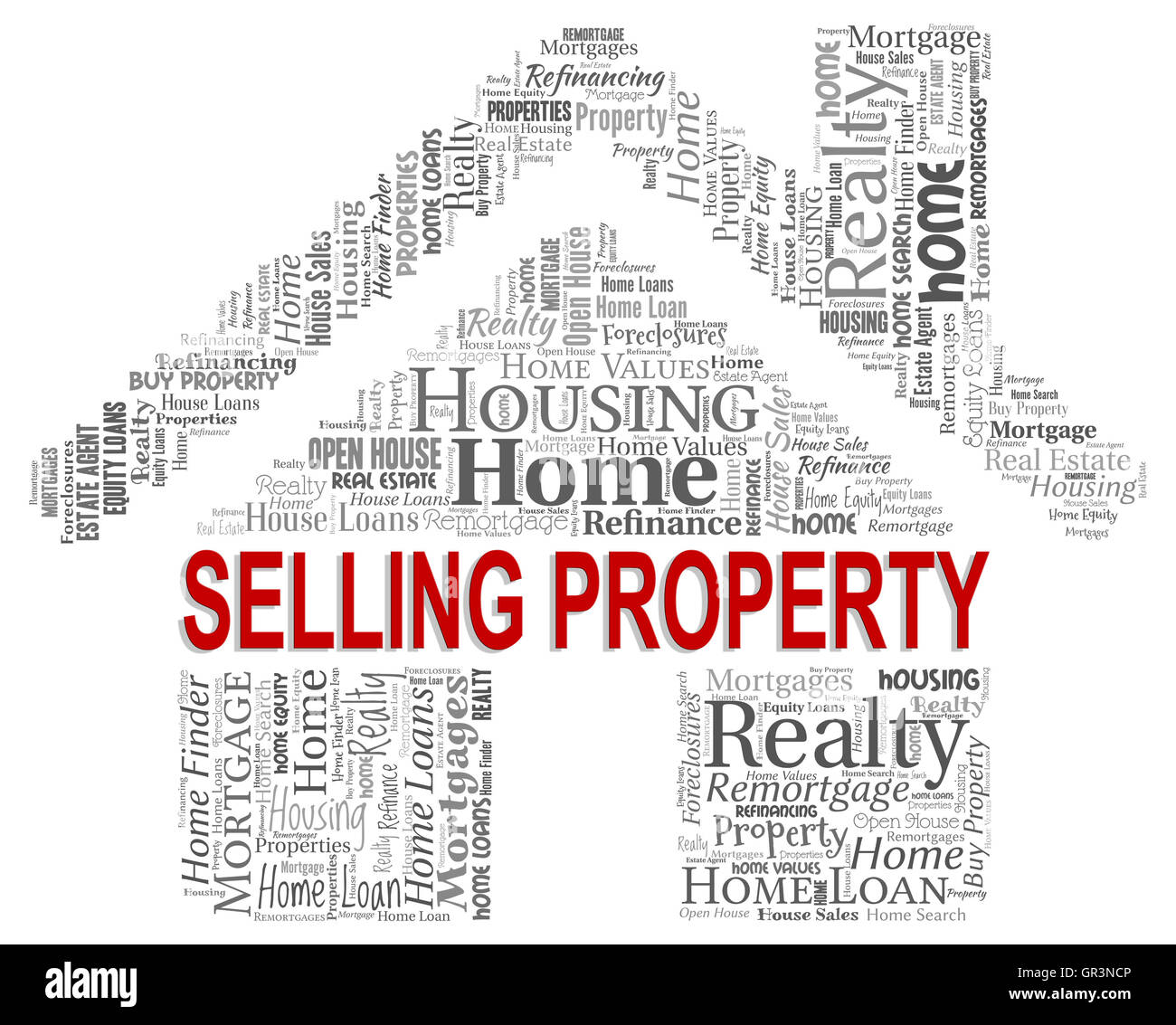 Selling Property Meaning Real Estate And Properties Stock Photo Alamy