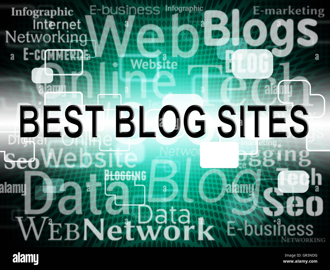 Best Blog Sites Indicating Network Successful And Bloggers Stock Photo ...