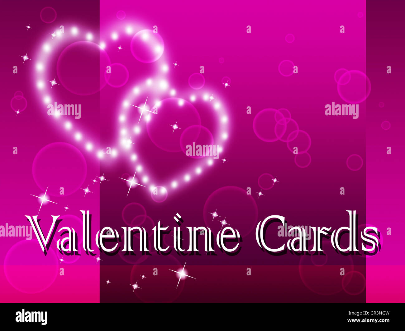 Valentine Cards Meaning Love Greetings And Greeting Stock Photo Alamy