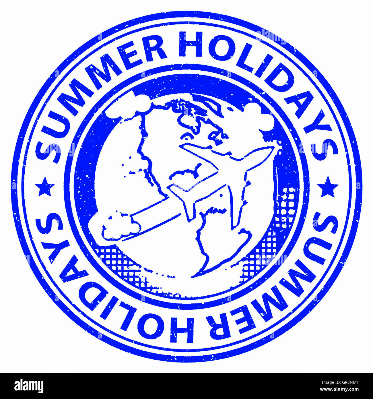 Summer Holidays Representing Travel Season And Getaway Stock Photo