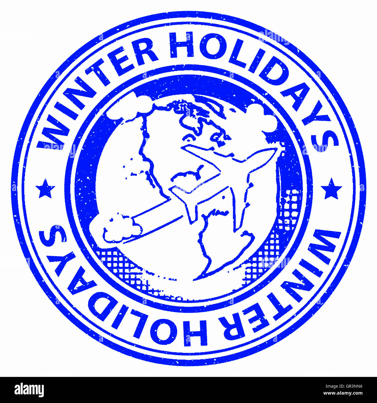 Winter Holidays Meaning Wintertime Travel And Vacations Stock Photo