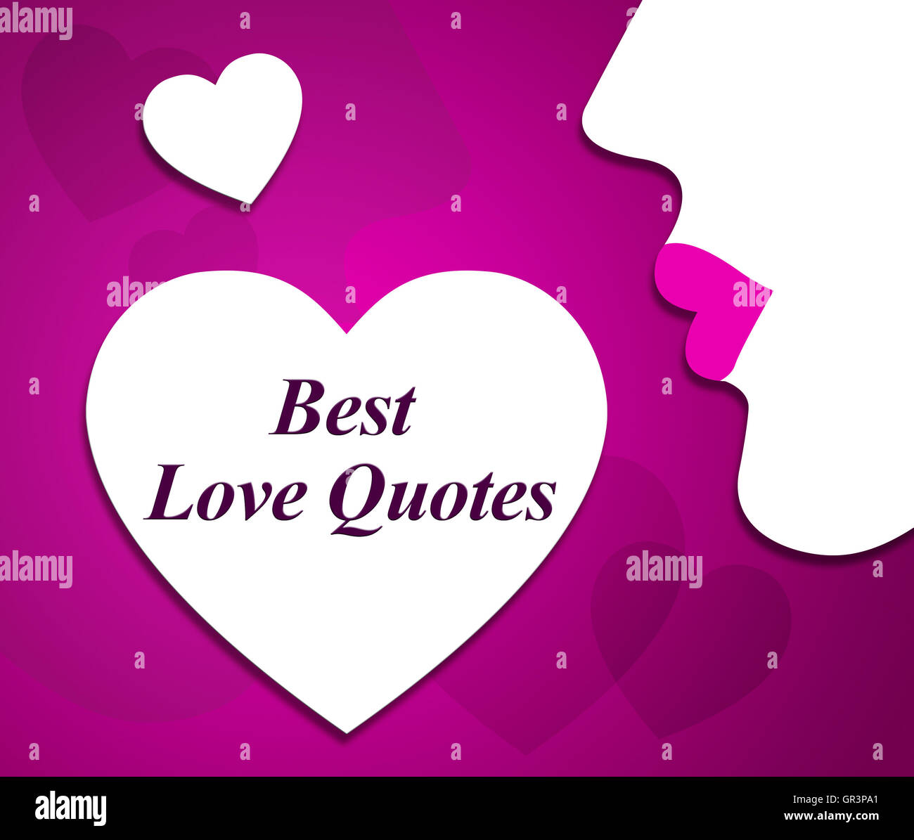 Best Love Quotes Showing Motivation Top And Inspiration Stock Photo