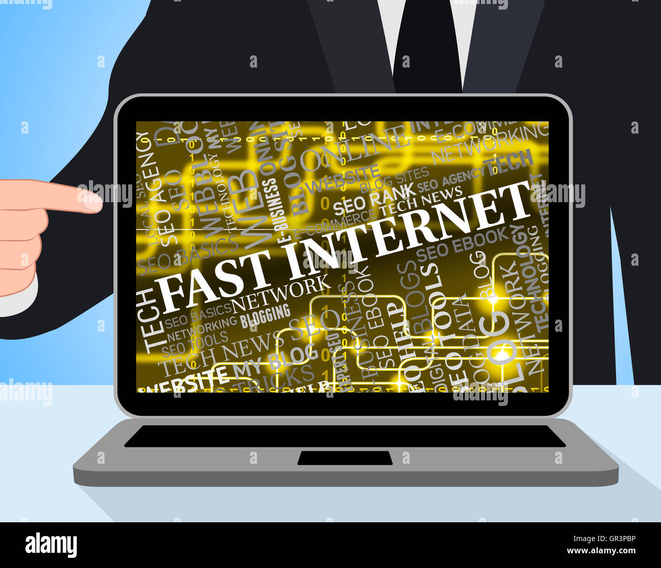 Faster pc hi-res stock photography and images - Alamy