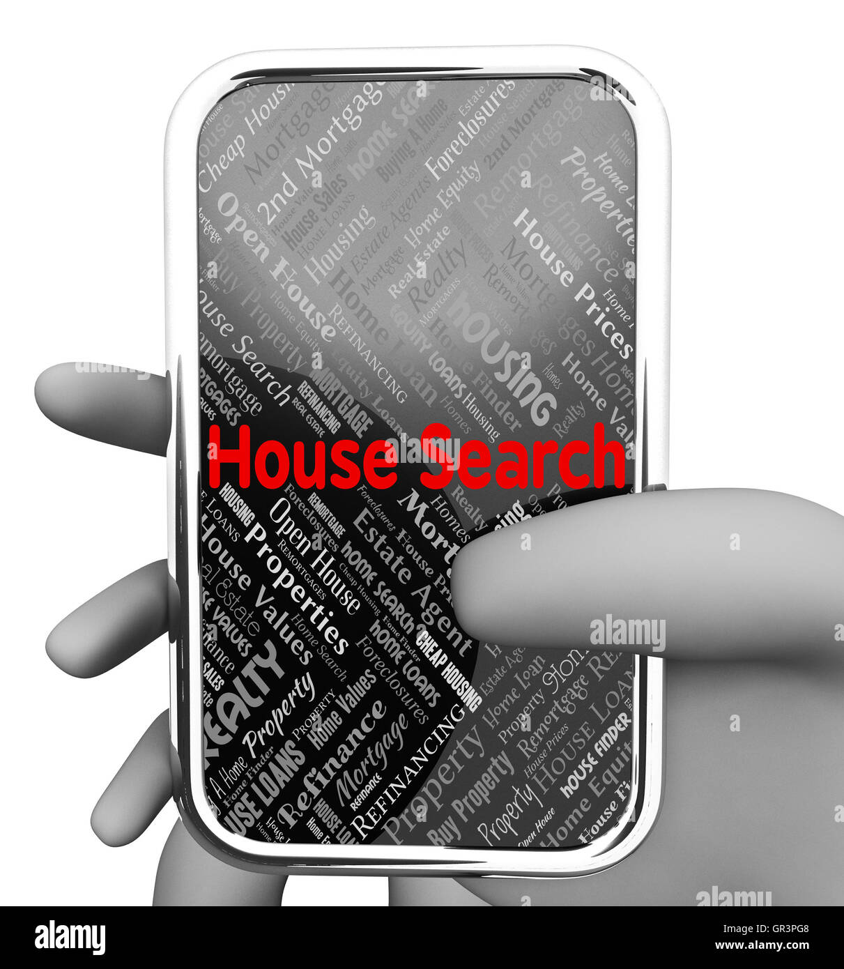 House Search Indicating Compare Searching And Searches Stock Photo