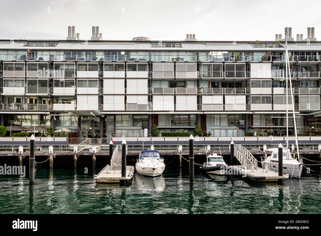 Apartments, Walsh Bay, Sydney, New South Wales, Australia Stock Photo