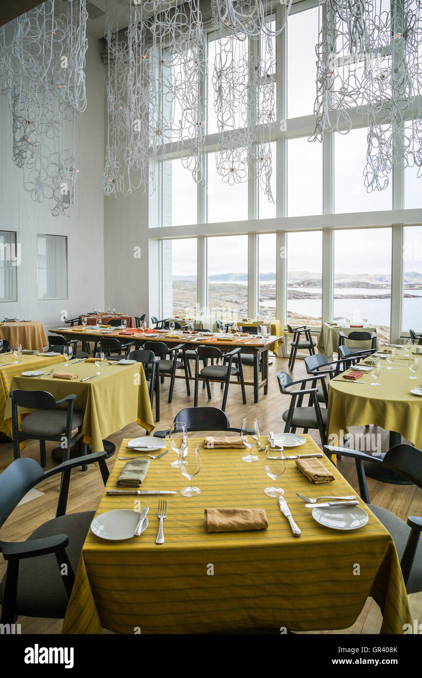 The Fogo Island Inn interior near Joe Batt's Arm, Fogo Island