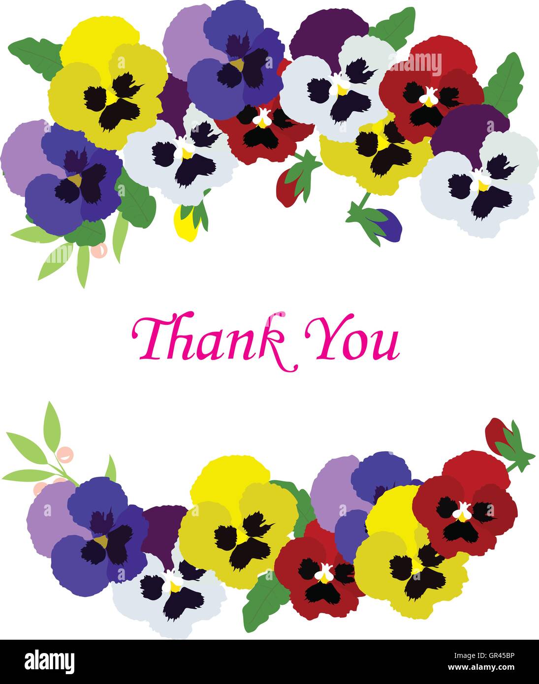 vector illustration of a floral card Stock Vector Image & Art - Alamy
