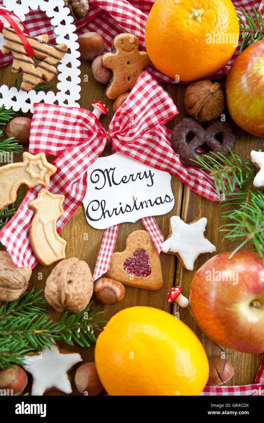 Vintage seasonal greetings Stock Photo Alamy