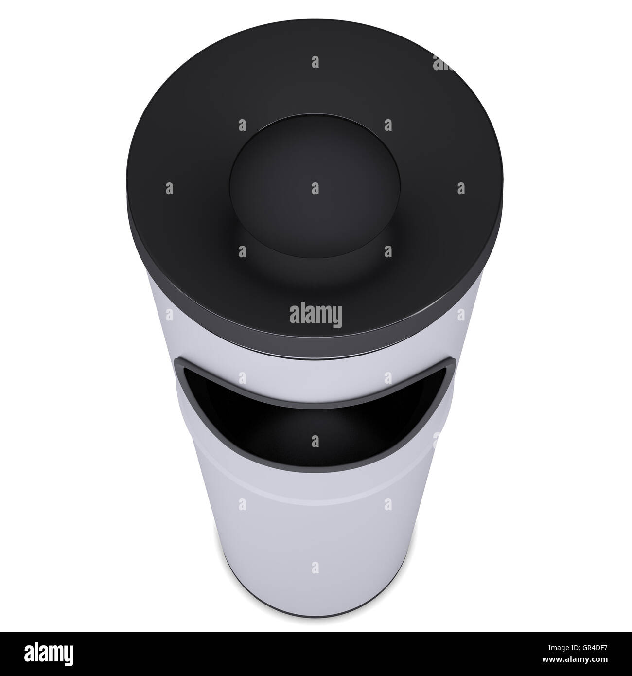 Metal waste bin Stock Photo Alamy