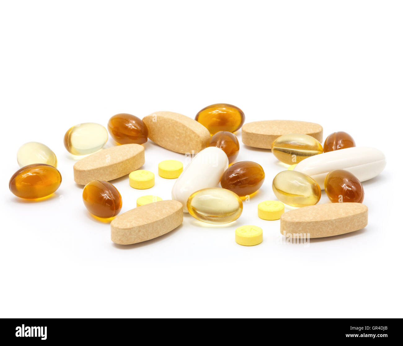 Medicine pill isolated Stock Photo