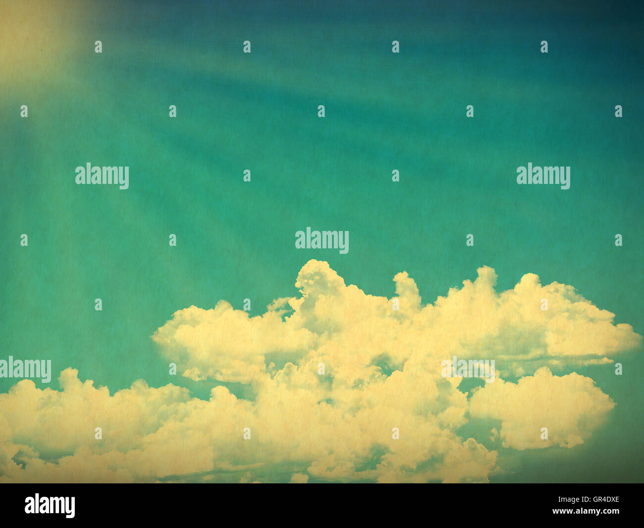 retro image of cloudy sky Stock Photo - Alamy