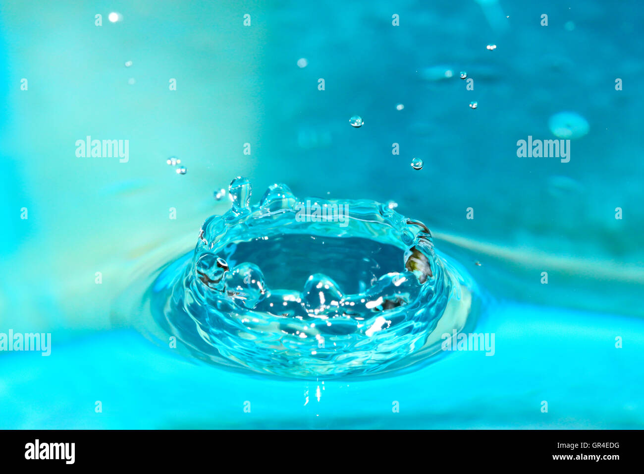 Water drop close up Stock Photo - Alamy