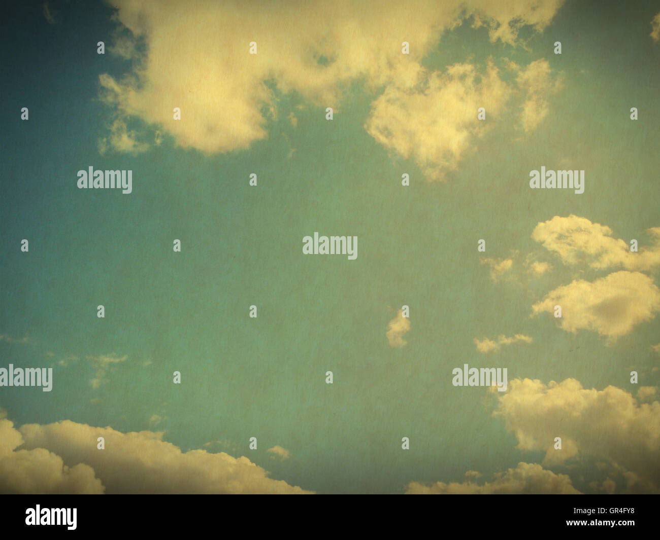 retro image of cloudy sky Stock Photo - Alamy
