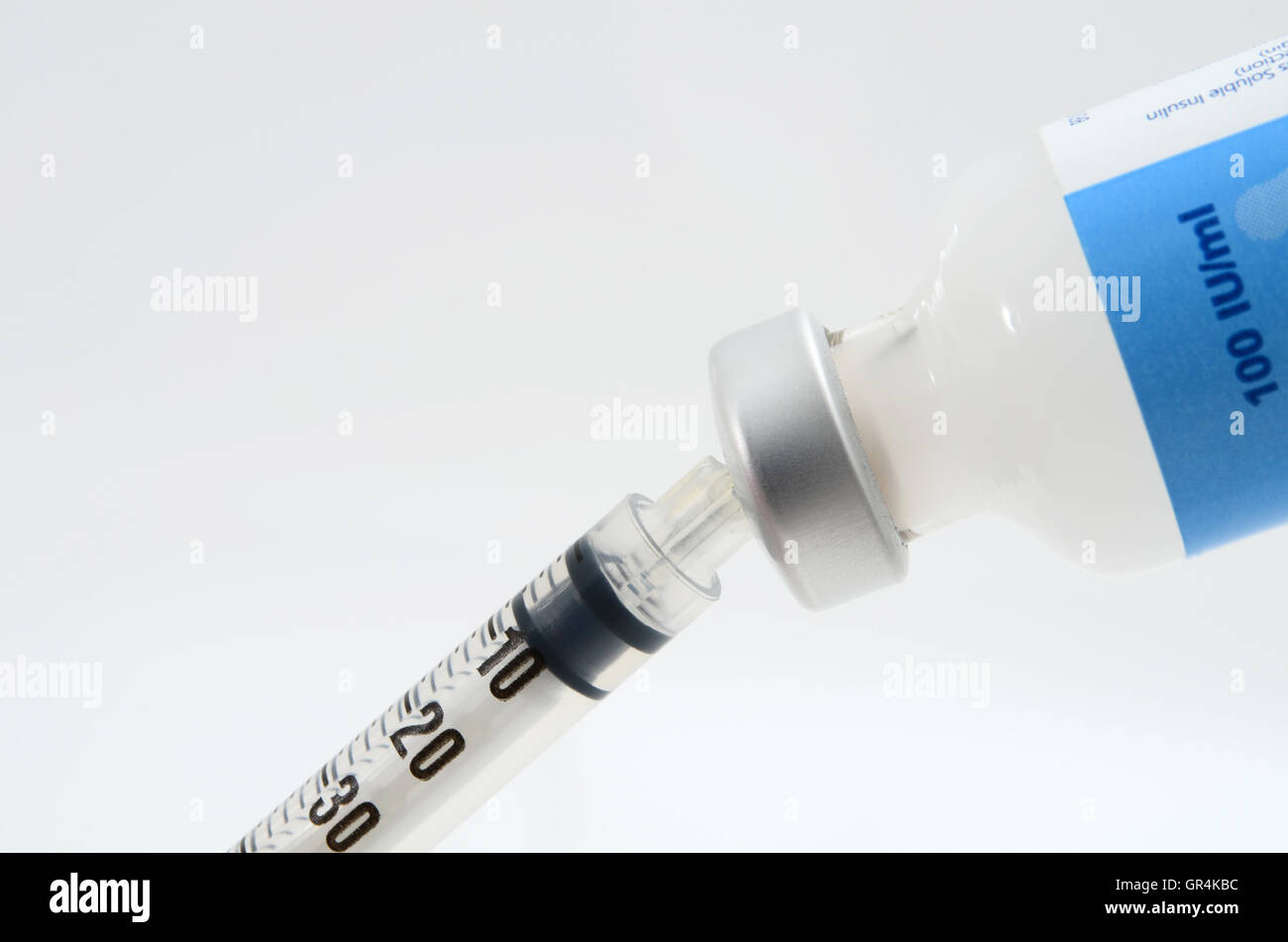 Syringe and vials Stock Photo Alamy