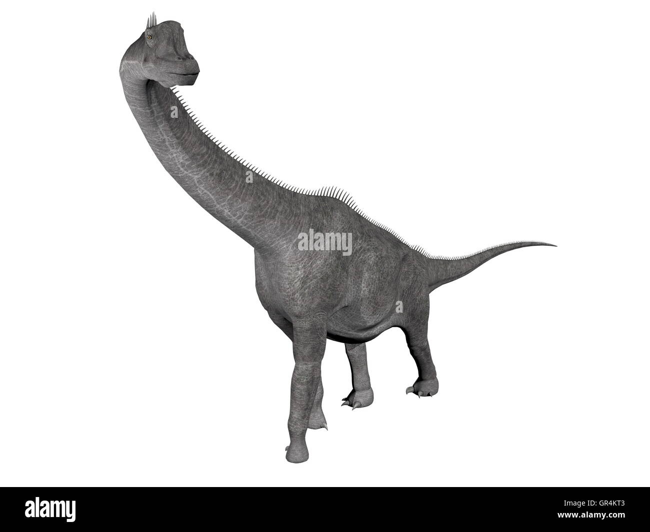 Brachiosaurus dinosaur - 3D render Stock Photo