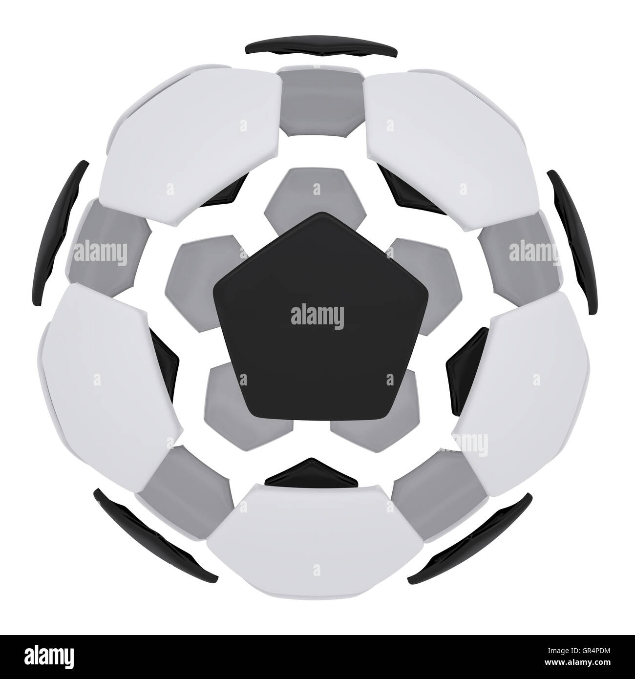 Soccer ball consisting of unconnected parts Stock Photo Alamy