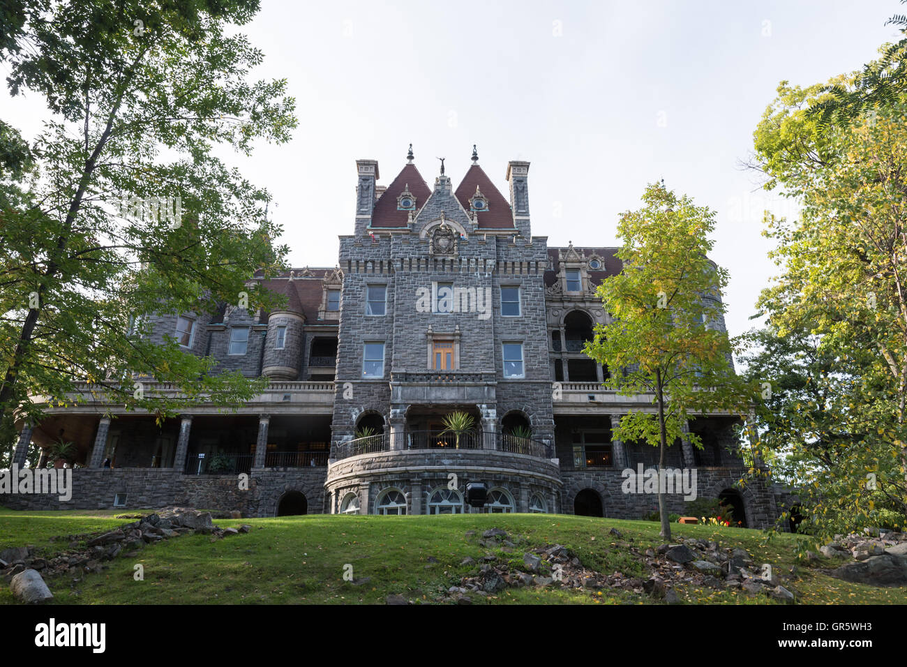 Boldt Castle on the St. Lawrence Seaway Stock Photo