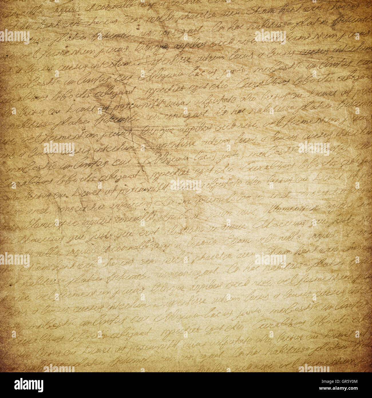 Handwritten Background Romantic grunge handwriting background Stock Photo - Alamy