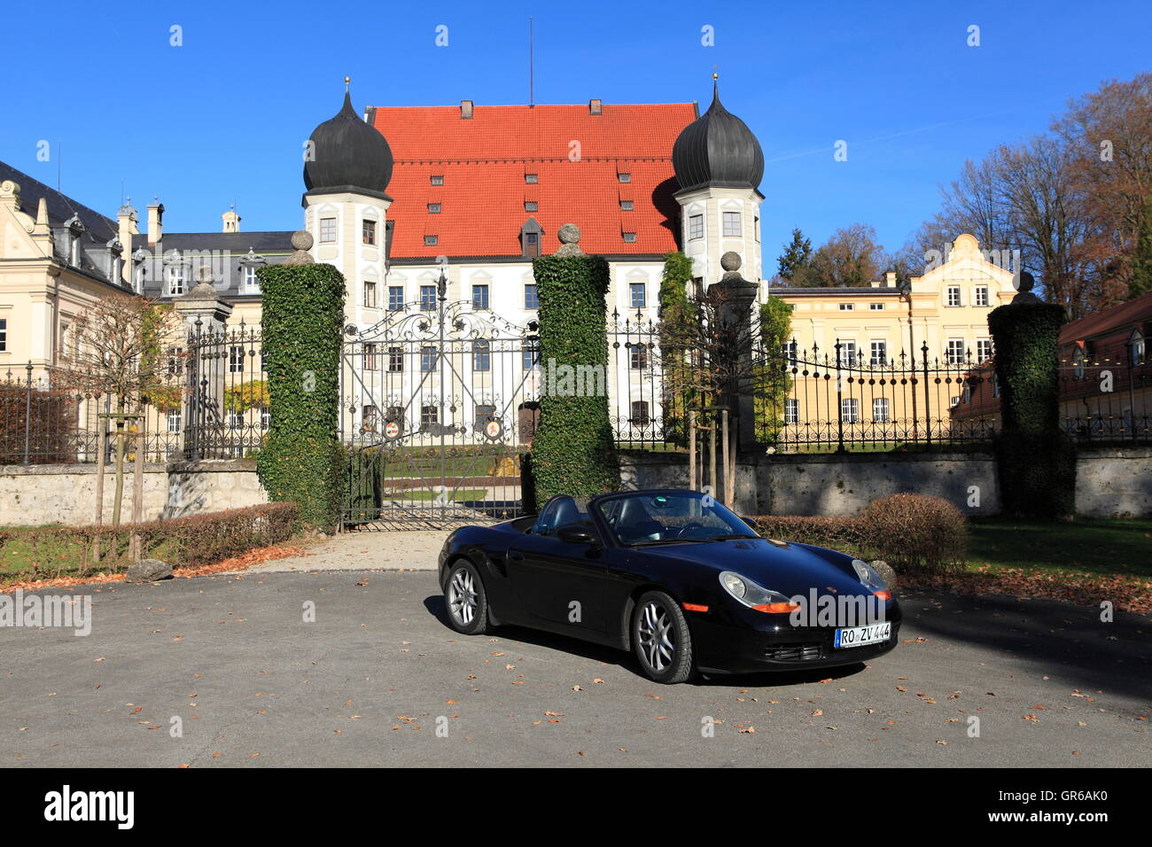 Castle Maxlrain, Bad Aibling, Bavaria, Germany, Europe Stock Photo