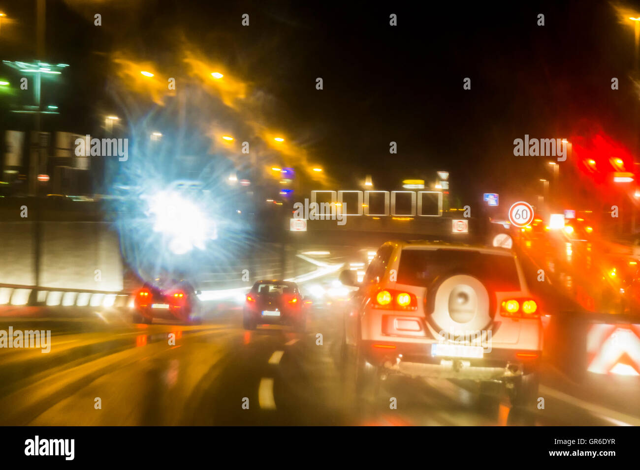 Drinking And Driving Stock Photo