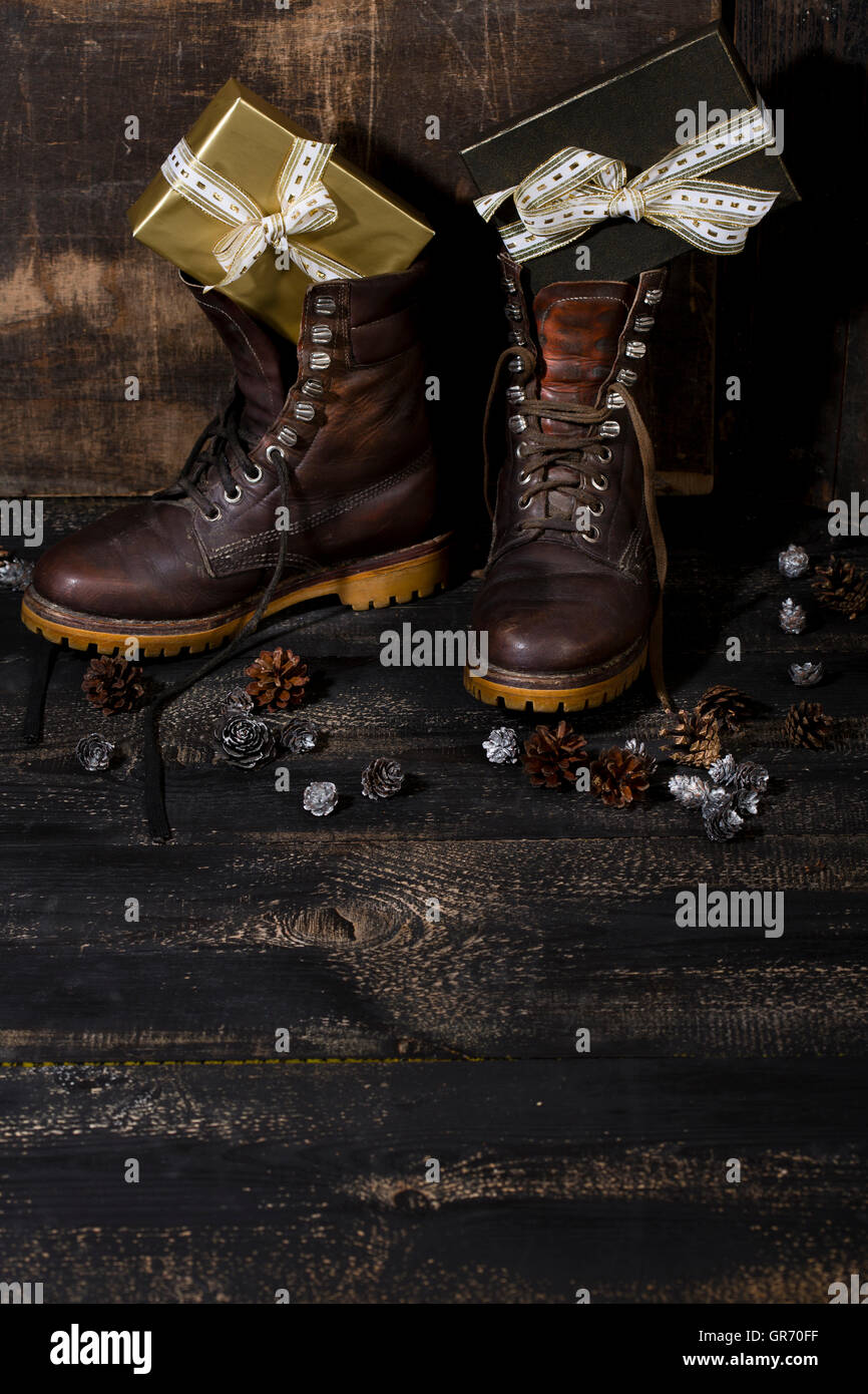 Winter boots hi-res stock photography and images - Alamy